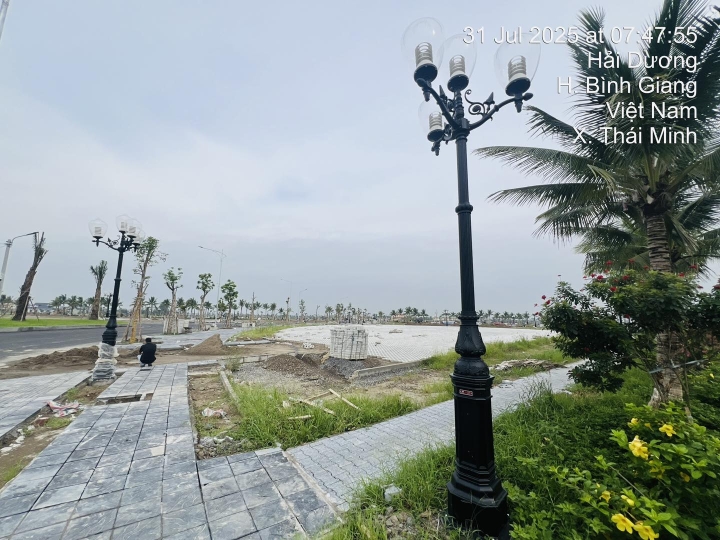 Sản phẩm mang thương hiệu HAPULICO chiếu sáng dự án Khu dân cư mới Hudland Bình Giang, xã Đường An, TP Hải Phòng