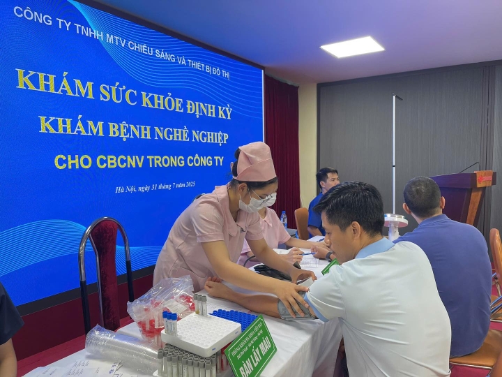 HAPULICO tổ chức khám sức khỏe định kỳ và khám bệnh nghề nghiệp cho toàn thể cán bộ, công nhân viên - 2025