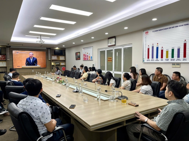 Đảng bộ HAPULICO tiếp sóng VTV1 học tập các Nghị quyết Trung ương 59, 70, 71, 72-NQ/TW